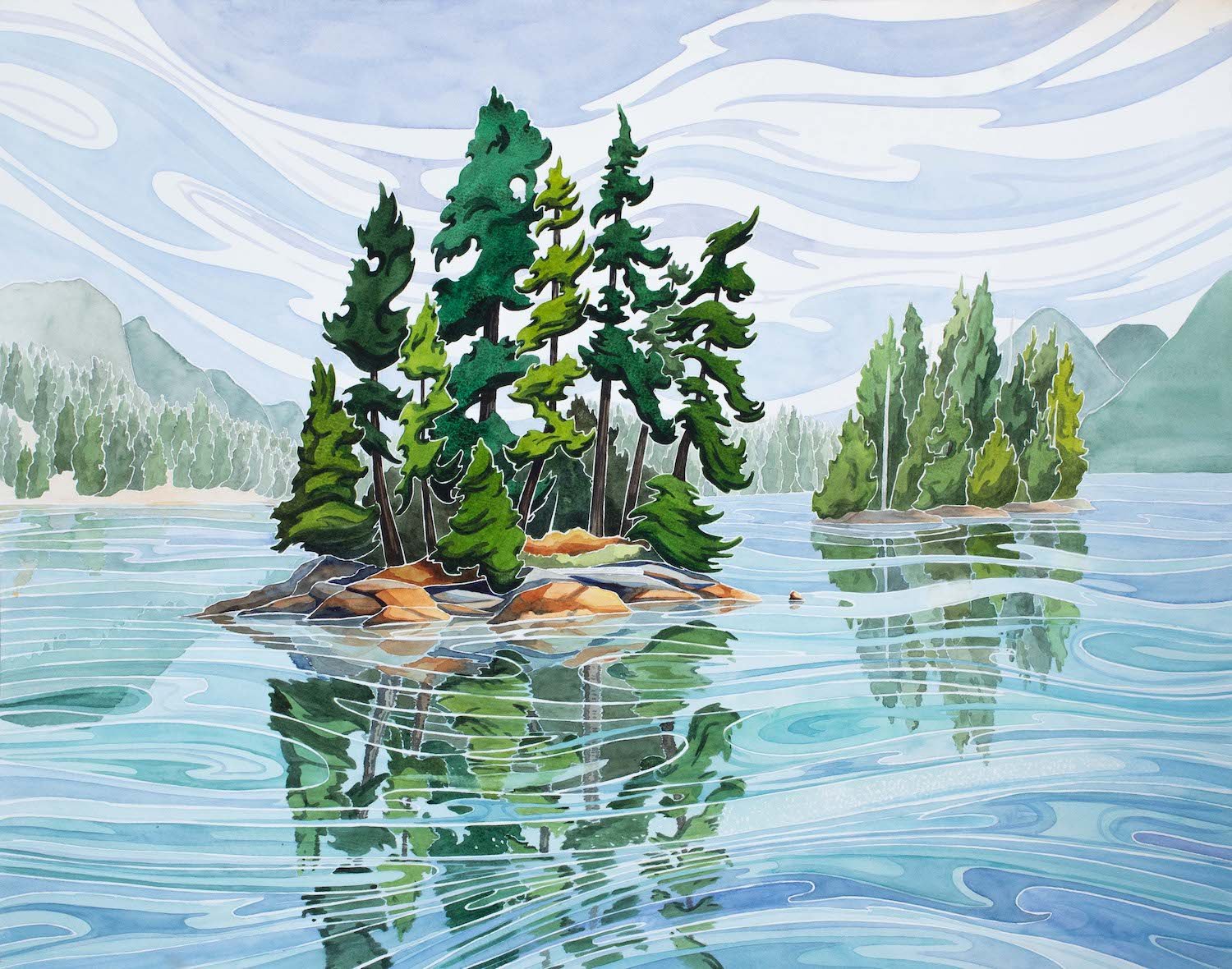 Stilness Speaks 16" x 20"